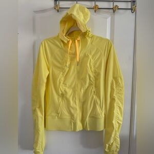 Yellow Lululemon Street to Studio Zipper Jacket Size Small
